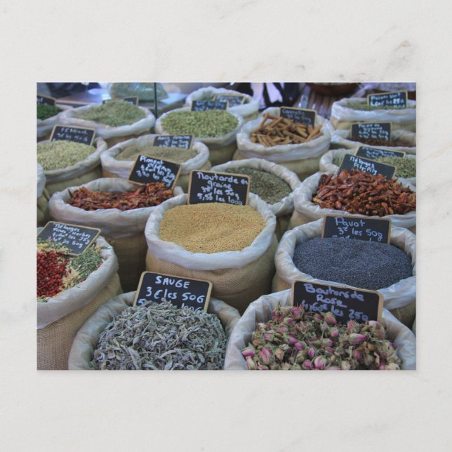 Herbs and Spices Postcard (Front)