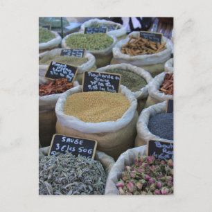 Herbs and Spices Postcard