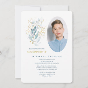 Herbs Bouquet Photo Invitation