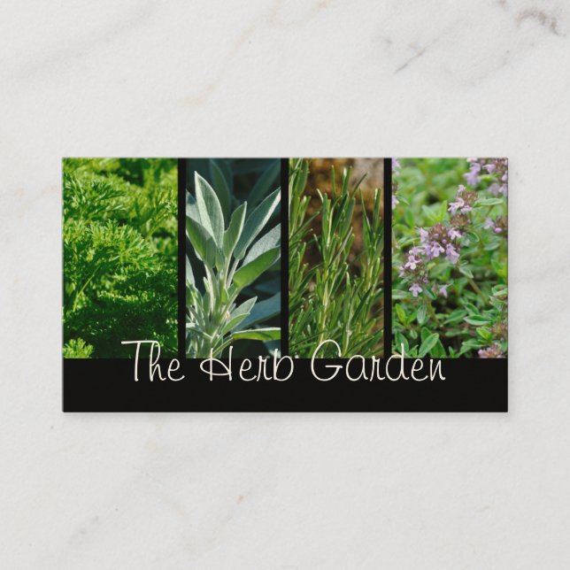Herbs business card (Front)