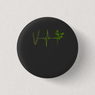 Herbs Garden Herbs Heartbeat 3 Cm Round Badge