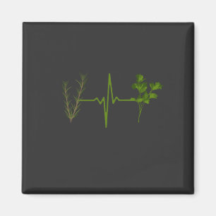 Herbs Garden Herbs Heartbeat Magnet