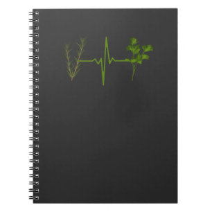 Herbs Garden Herbs Heartbeat Notebook