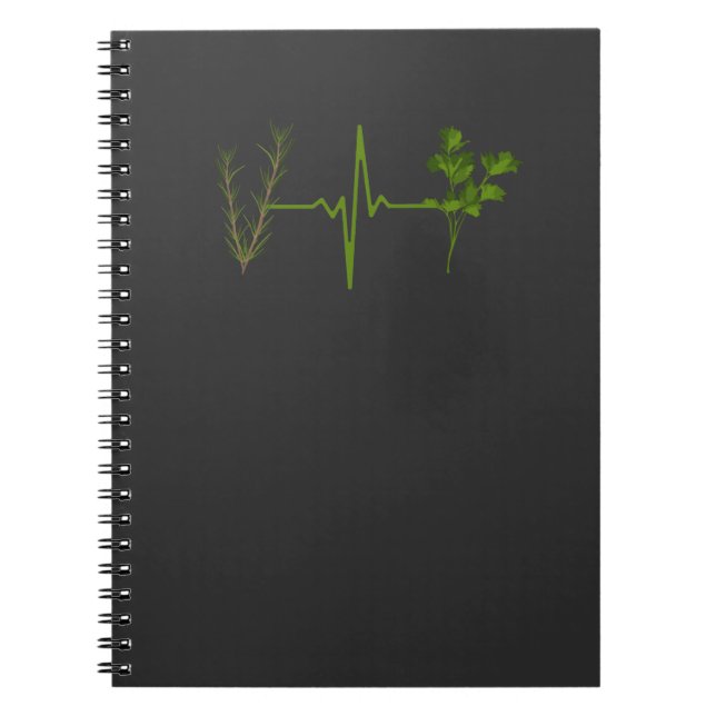 Herbs Garden Herbs Heartbeat Notebook (Front)