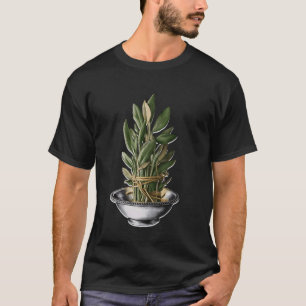 Herbs In A Silver Bowl For Cooks And Gardeners Oa T-Shirt