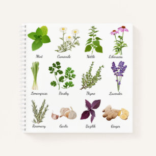 Herbs Recipe Notebooks