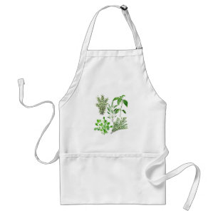 Herbs Rosemary Sage Thyme Mint Parsley Kitchen Standard Apron