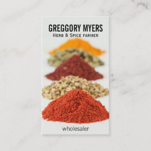 Herbs & Spices Business Card
