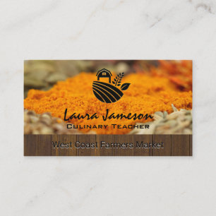 Herbs & Spices Farmers Market Business Card
