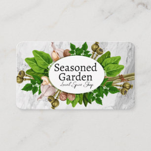 Herbs Spices   Garden Business Card