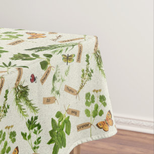 herbs tablecloth