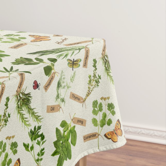 herbs  tablecloth (In Situ)