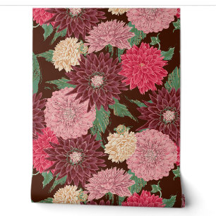 Herbst Blumen Dahlien Wallpaper