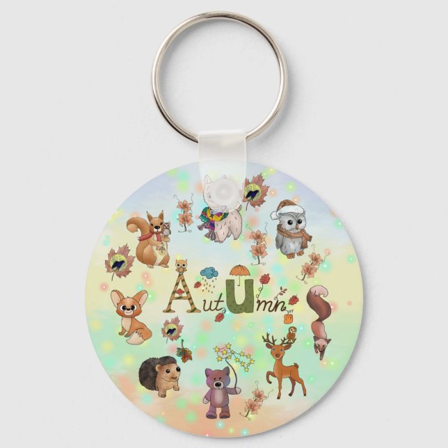 Herbstbild  key ring (Front)
