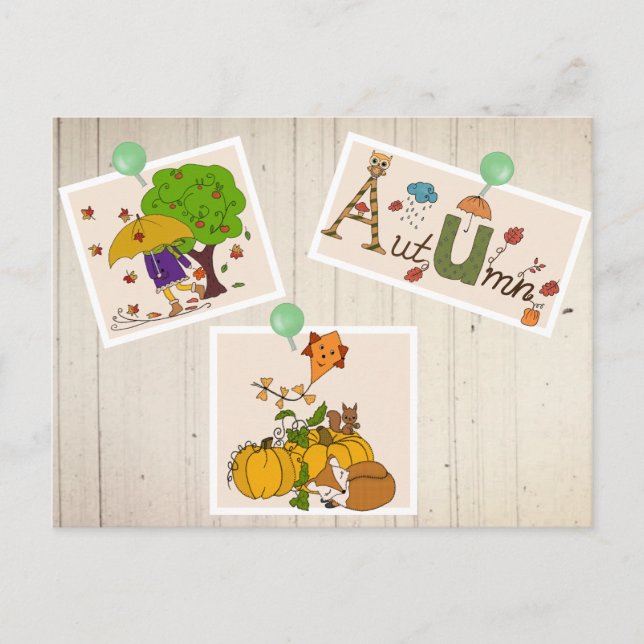 Herbstbild Postcard (Front)
