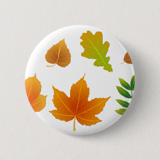 Herbstlaub 6 Cm Round Badge