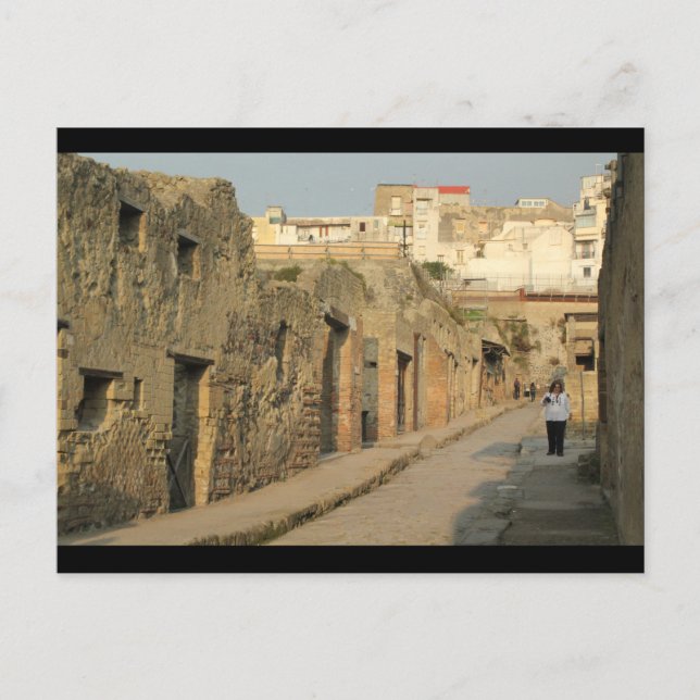 Herculaneum Ruins, Campania, Italy Postcard (Front)