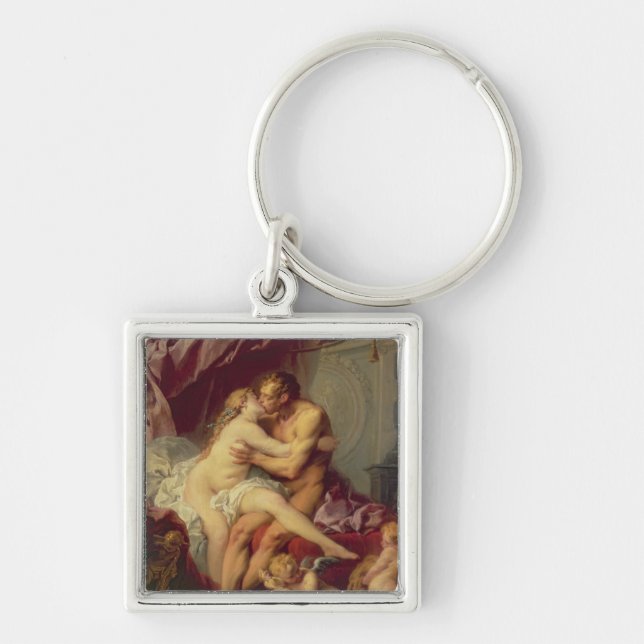 Hercules and Omphale Key Ring (Front)