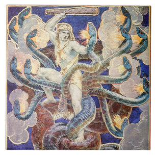 Hercules and the Hydra Tile
