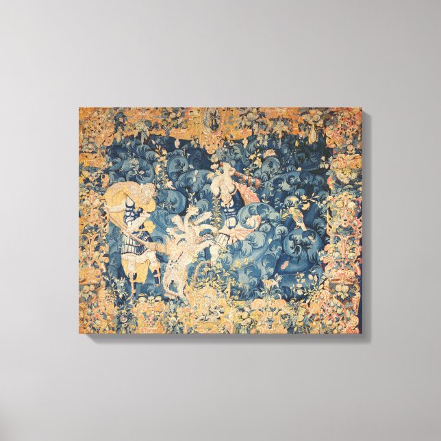 Hercules and the Lernaean Hydra Canvas Print (Front)