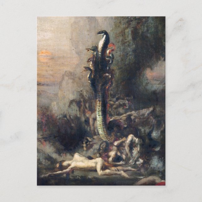 Hercules and the Lernaean Hydra Postcard (Front)