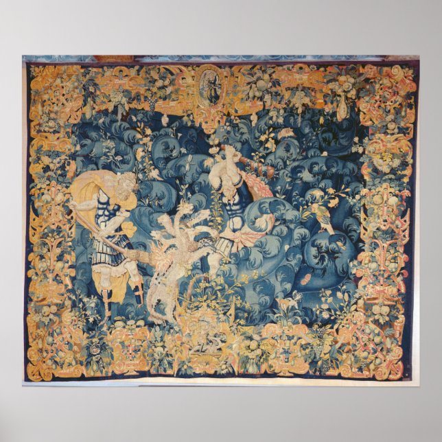 Hercules and the Lernaean Hydra Poster (Front)