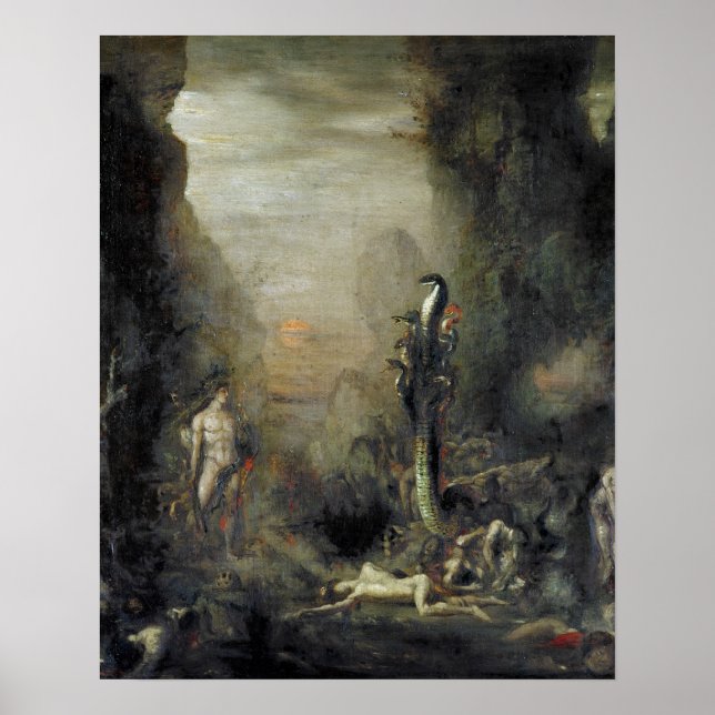 Hercules and the Lernaean Hydra Poster (Front)