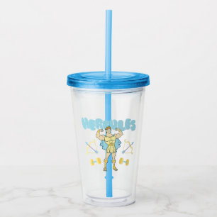 Hercules Arrows and Dumbbells Flex Acrylic Tumbler