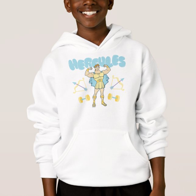 Hercules Arrows and Dumbbells Flex Hoodie (Front)