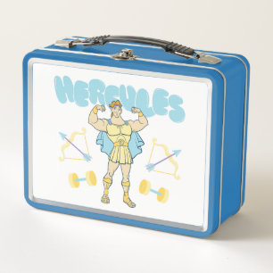 Hercules Arrows and Dumbbells Flex Metal Lunch Box