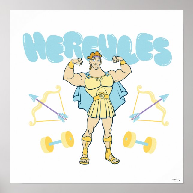 Hercules Arrows and Dumbbells Flex Poster (Front)
