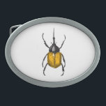 Hercules beetle belt buckle<br><div class="desc">Hand-drawn vector illustration of Hercules beetle</div>