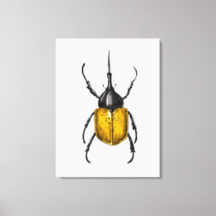 Hercules beetle canvas print