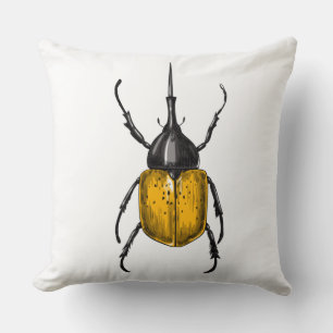 Hercules beetle cushion