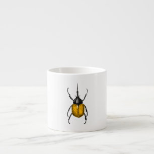 Hercules beetle espresso cup