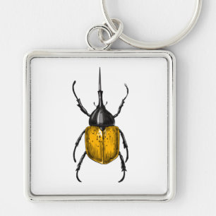 Hercules beetle key ring