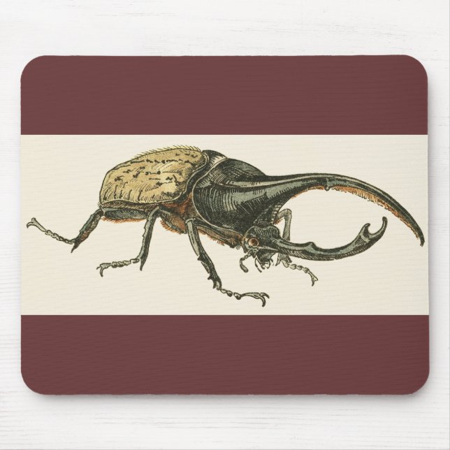 Hercules Beetle Mouse Mat (Front)