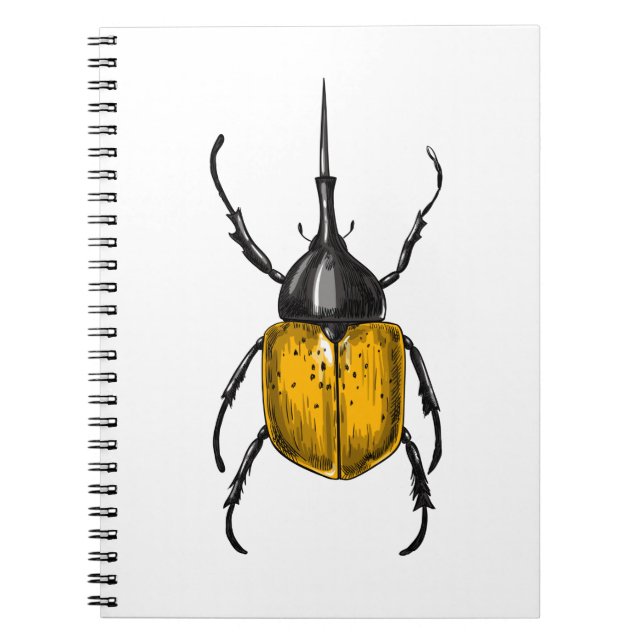 Hercules beetle notebook (Front)