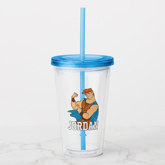 Hercules Bicep Flex Acrylic Tumbler (Front)