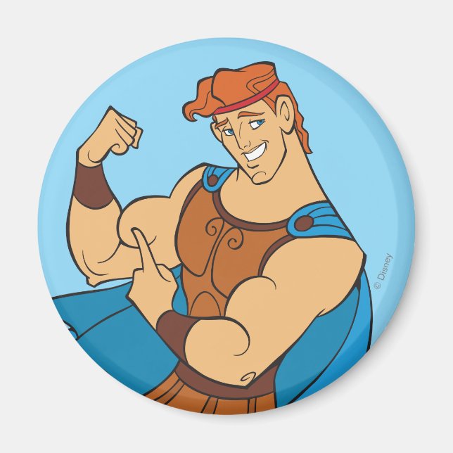 Hercules Bicep Flex Magnet (Front)