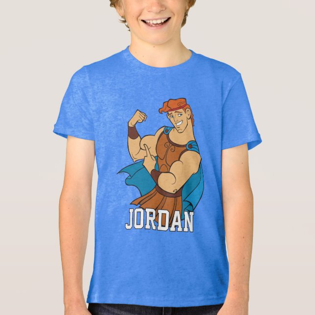 Hercules Bicep Flex Tri-Blend Shirt (Front)