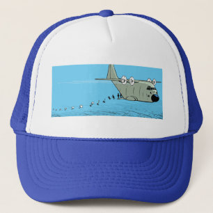 Hercules C-130 Paratrooper Cartoon Cap