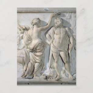 Hercules Crowned by Glory, 1671 Postcard