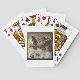Hercules Fighting the Cretan Bull, one of a series Playing Cards