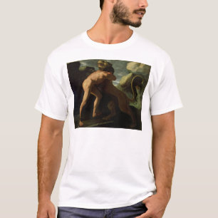 Hercules Fighting with the Nemean Lion T-Shirt