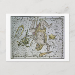 Hercules, from 'A Celestial Atlas', pub. in 1822 ( Postcard