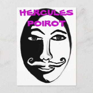 Hercules Poirot Postcard