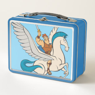 Hercules Riding Pegasus Metal Lunch Box