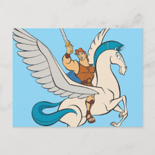 Hercules Riding Pegasus Postcard