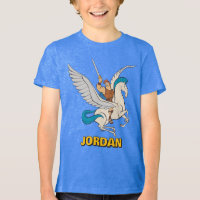 Hercules Riding Pegasus Tri-Blend Shirt